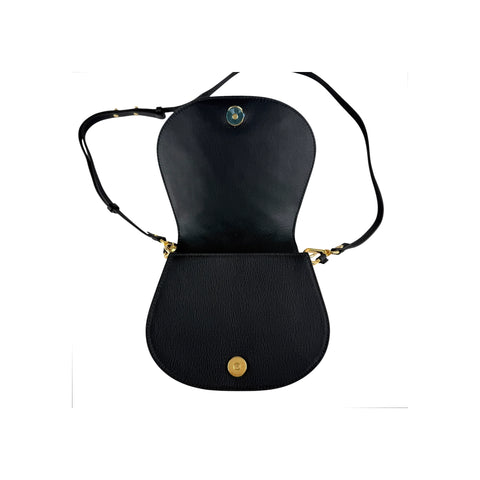Chloe Black Leather/Suede Small Nile Bracelet Bag