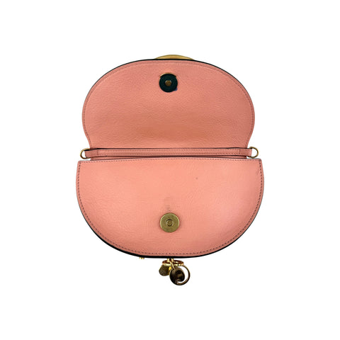 Chloe  Calfskin Nile Bracelet Minaudiere Bag Washed Pink