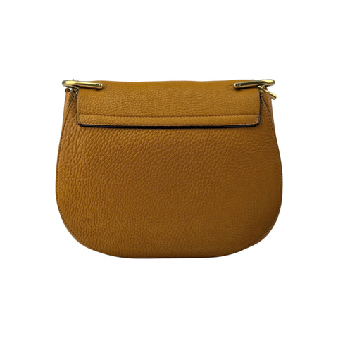 Chloe Camel Leather Drew Shoulder Bag