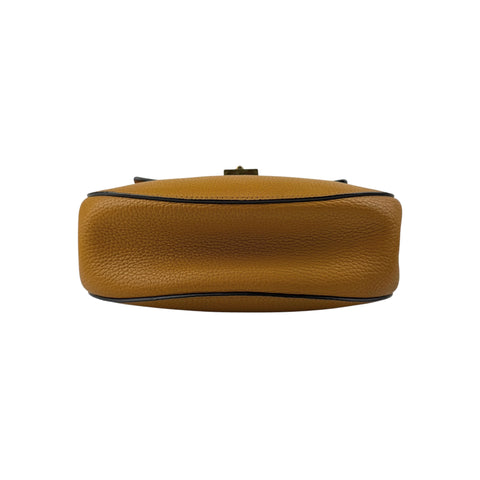Chloe Camel Leather Drew Shoulder Bag