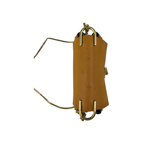 Chloe Camel Leather Drew Shoulder Bag