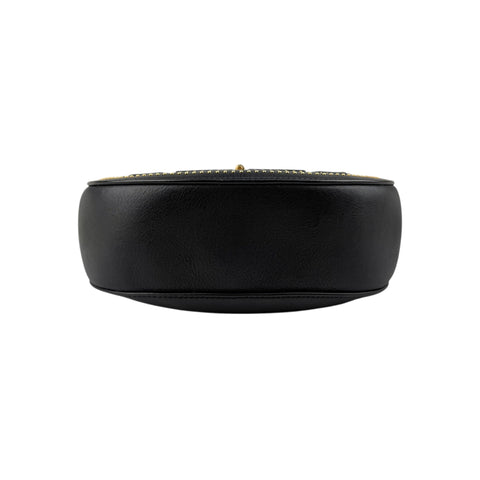 Chloe Drew Studded Leather and Suede Crossbody Bag