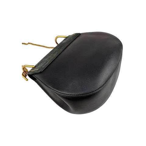 Chloe Drew Studded Leather and Suede Crossbody Bag