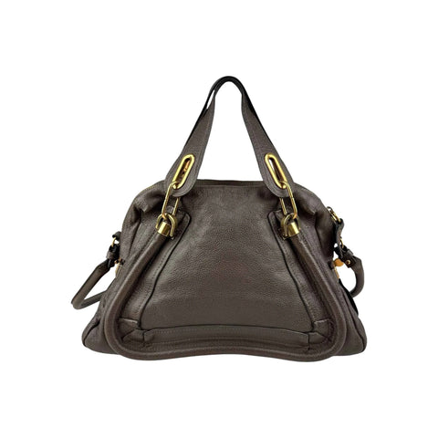 Chloe Brown Leather Paraty Bag