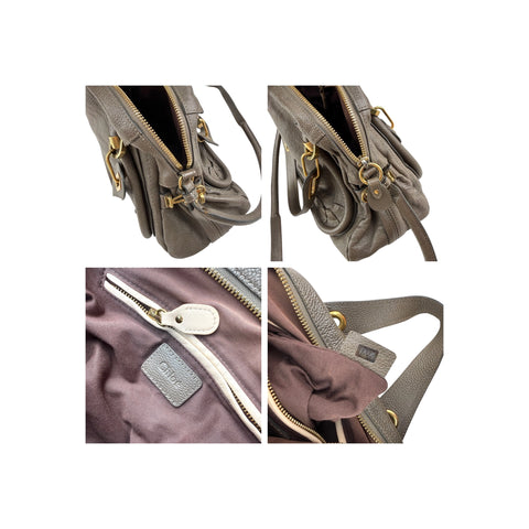 Chloe Brown Leather Paraty Bag