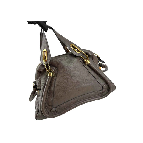 Chloe Brown Leather Paraty Bag