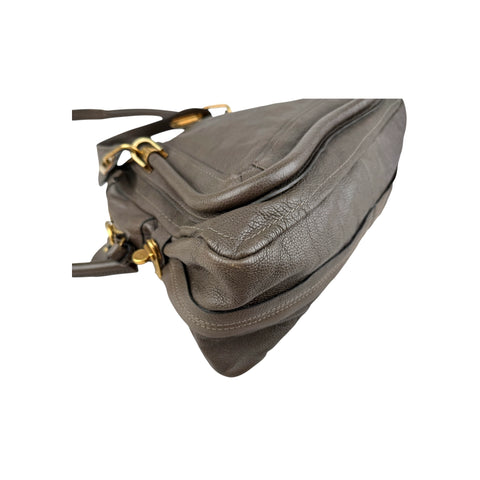 Chloe Brown Leather Paraty Bag