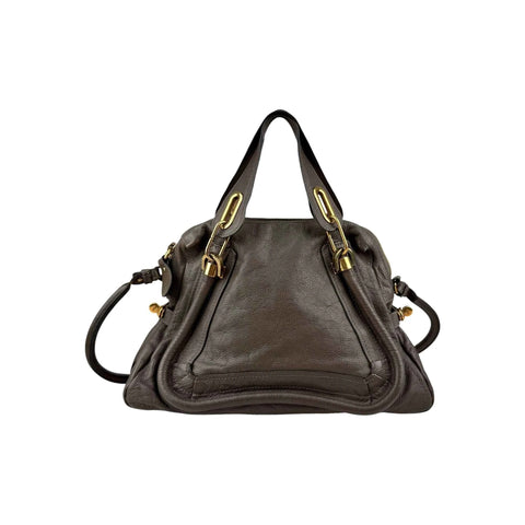 Chloe Brown Leather Paraty Bag