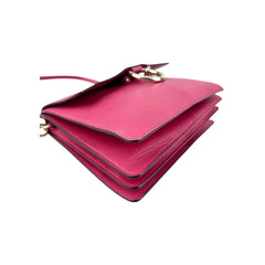Chloé Pink Leather Faye Shoulder Bag