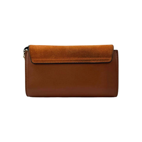 Chloé Shoulder Bag Small Faye Brown Calfskin Leather