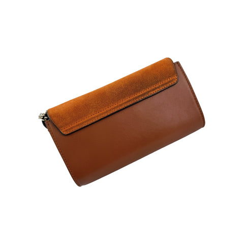 Chloé Shoulder Bag Small Faye Brown Calfskin Leather