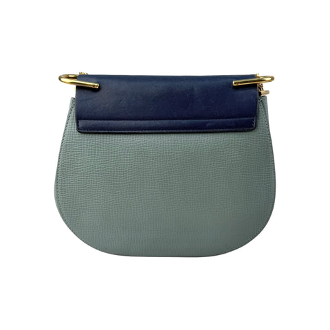 Chloe Two Tone Leather Large Drew Shoulder Bag