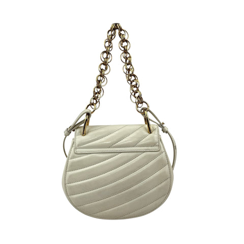 chloe drew bijou quilted shoulder bag back