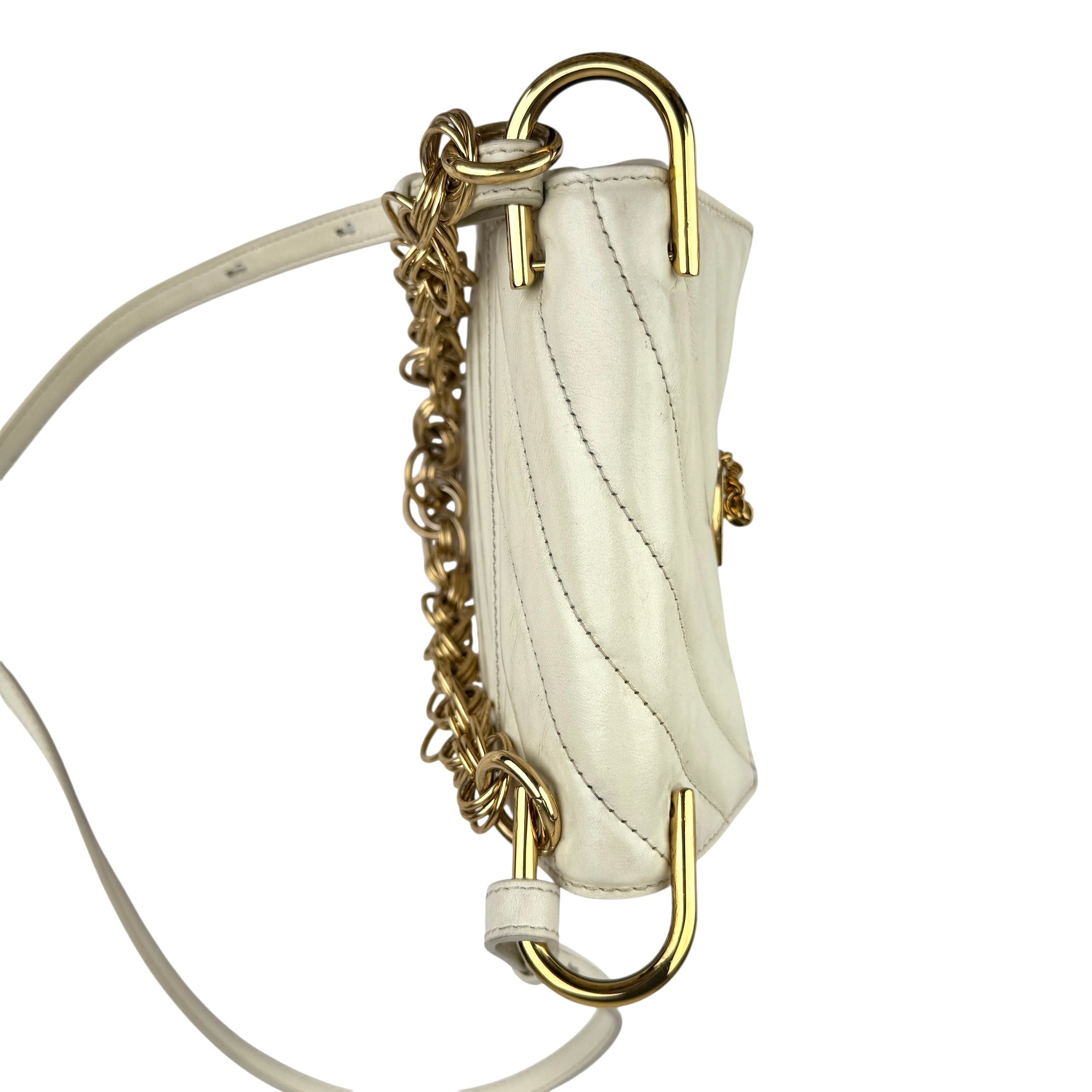 chloe drew bijou quilted shoulder bag top