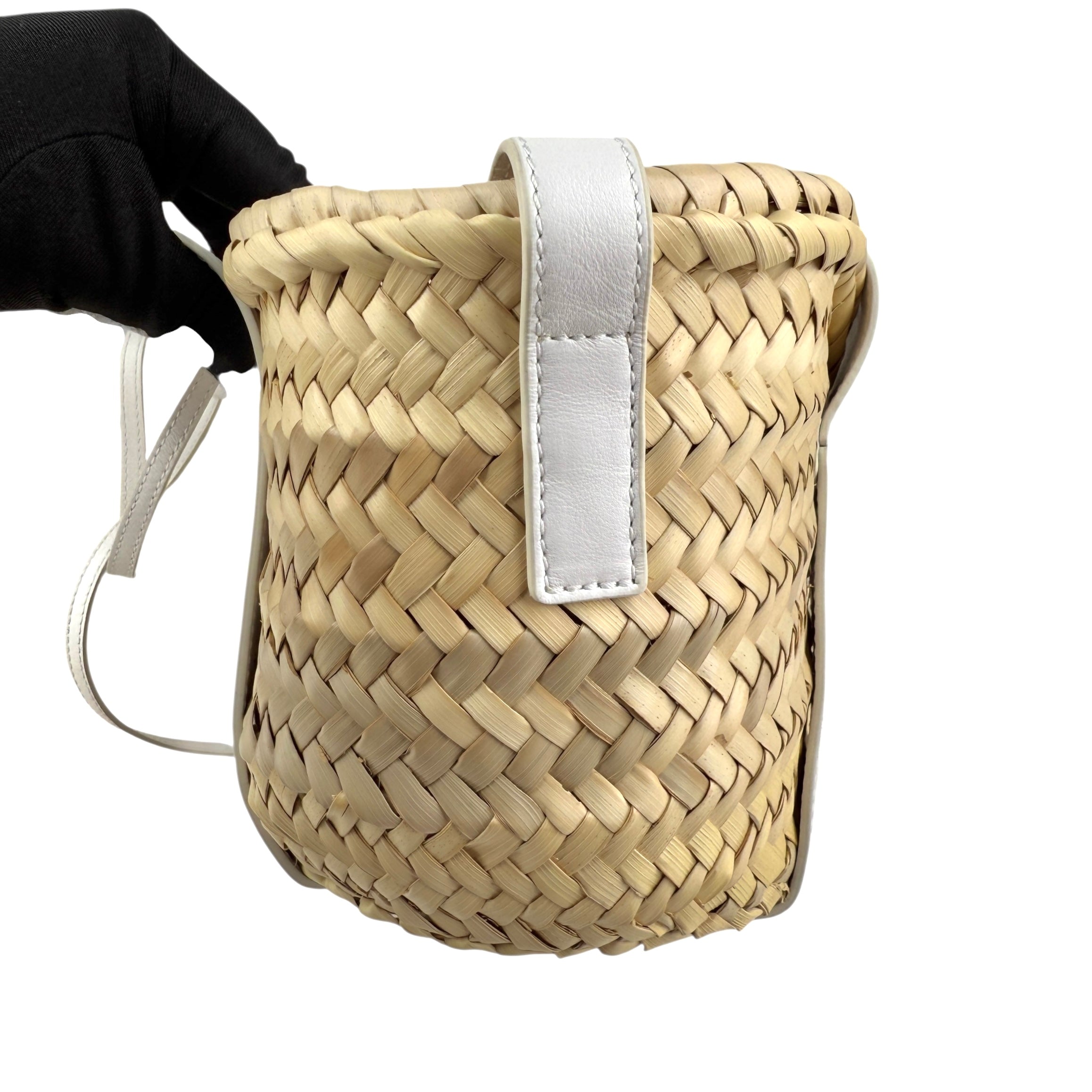 chloe sense raffia tote bag right