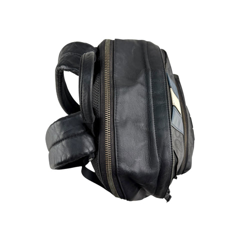 Coach Men's Black West Backpack With Varsity Stripe