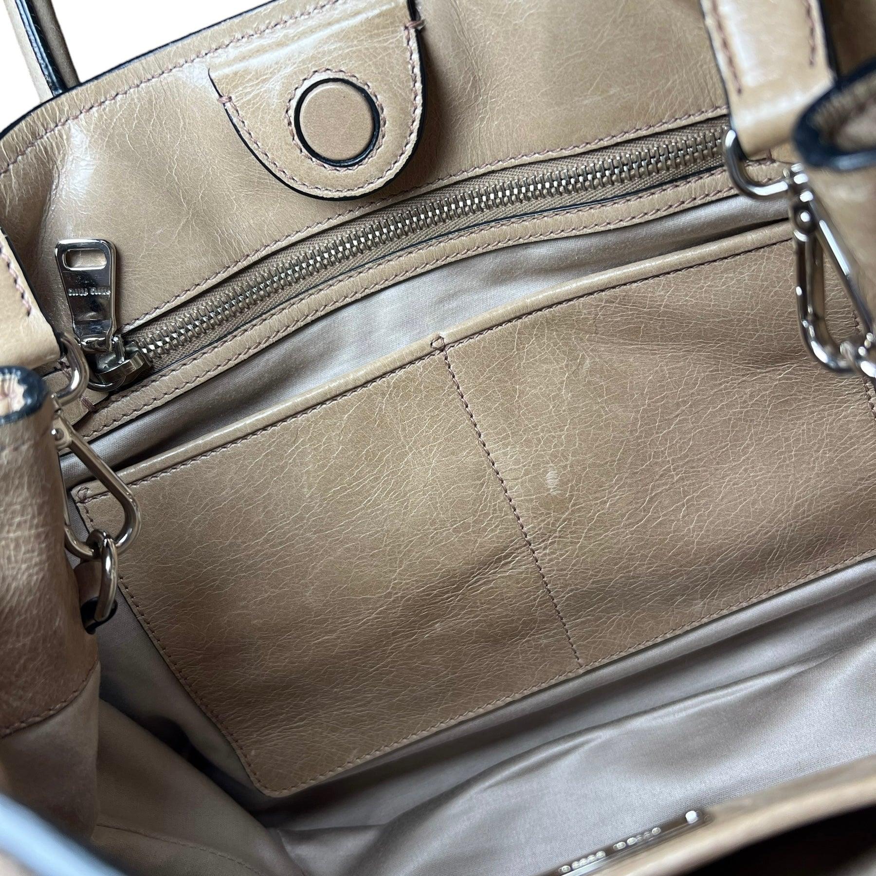 Miu Miu Leather Handbag - Loop Vintage