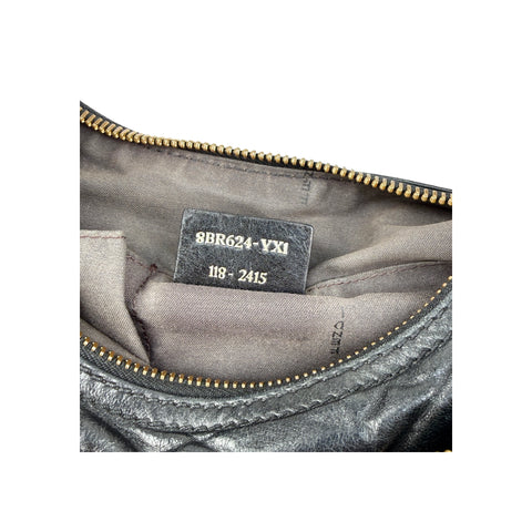 Fendi Leather Unzipped Hobo