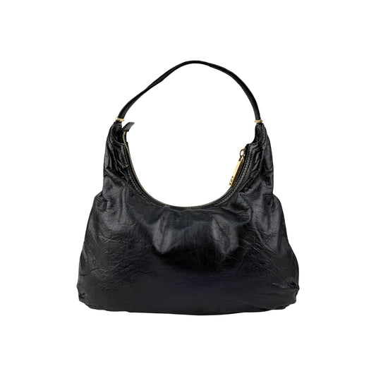 Fendi Leather Unzipped Hobo