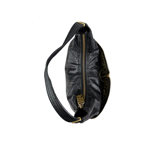 Fendi Leather Unzipped Hobo