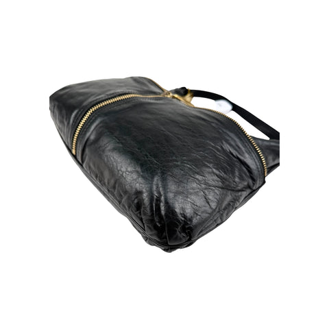Fendi Leather Unzipped Hobo