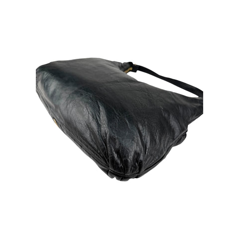 Fendi Leather Unzipped Hobo