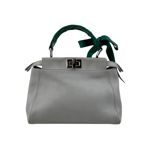 Fendi Mini Peekaboo Green Grey