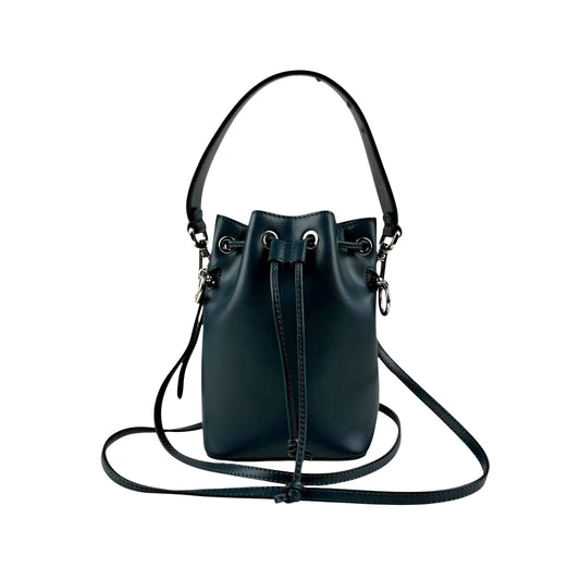 Fendi Mon Trésor Green Leather Bucket Bag