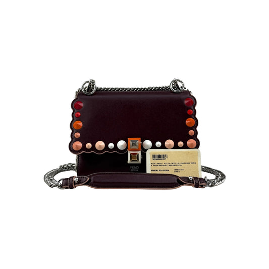 Fendi Scalloped Studded Liberty Kan I Bag