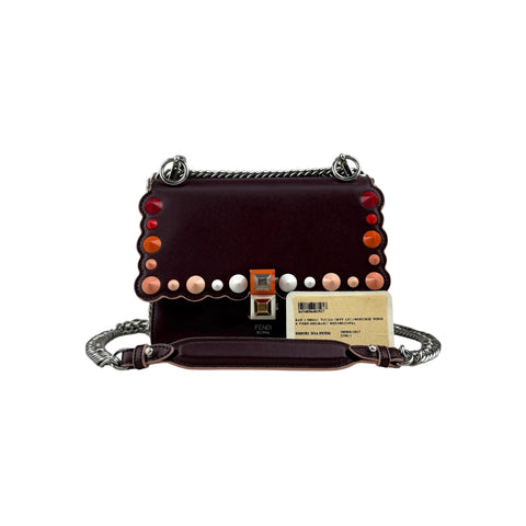 Fendi Scalloped Studded Liberty Kan I Bag