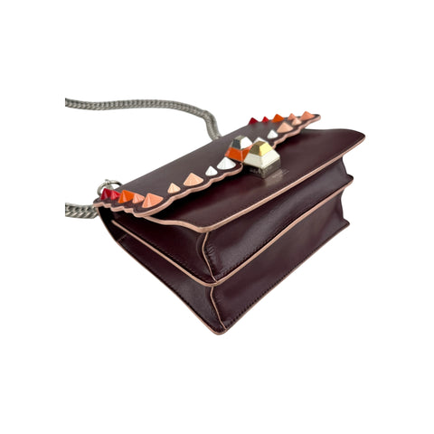 Fendi Scalloped Studded Liberty Kan I Bag