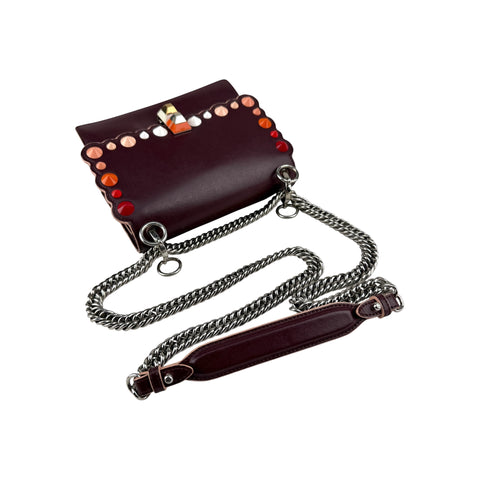 Fendi Scalloped Studded Liberty Kan I Bag