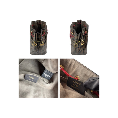 Fendi Zucca Mon Tresor Bucket Bag
