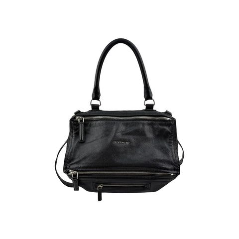 Givenchy Black Leather Medium Pandora Bag