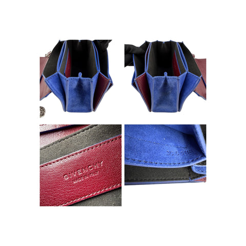 Givenchy Limited Edition Leather/Suede GV3 Small Crossbody Bag