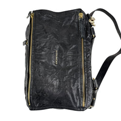 givenchy black sheepskin leather medium pepe pandora bag top