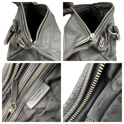givenchy pandora leather handbag black inside pocket detail