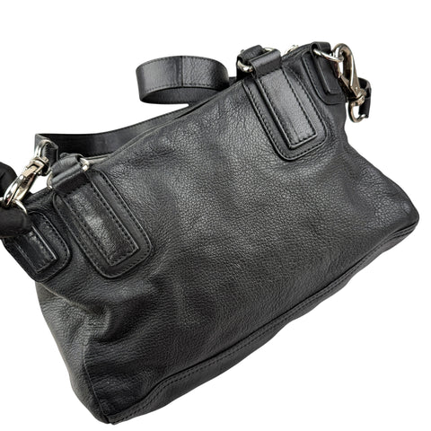 givenchy pandora leather handbag black left back 45
