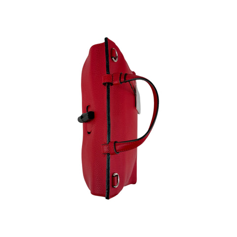 Gucci Bamboo Daily Handbag in Red Leather