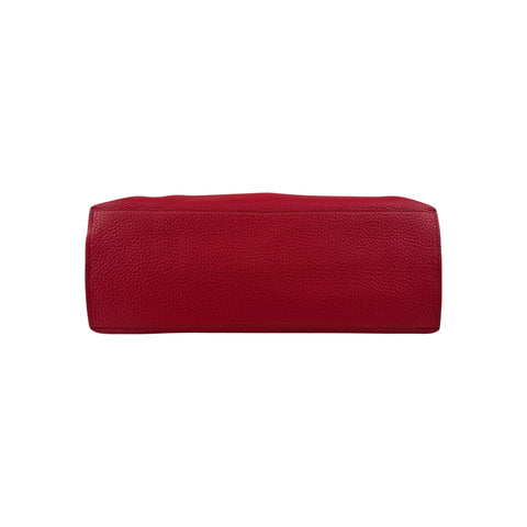 Gucci Bamboo Daily Handbag in Red Leather