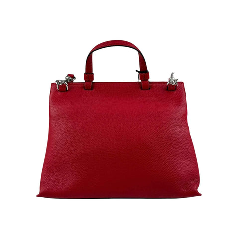 Gucci Bamboo Daily Handbag in Red Leather