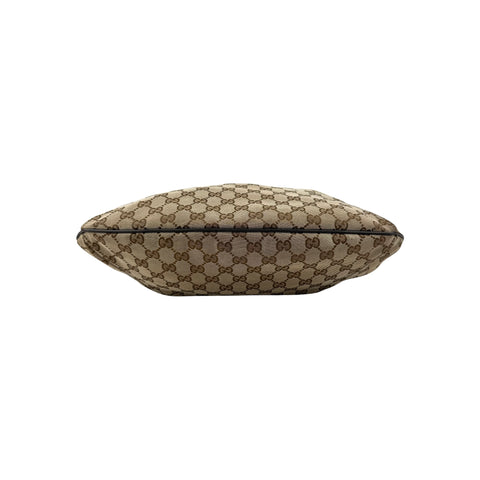 Gucci Beige/Ebony GG Canvas Vintage Web Medium Messenger Bag