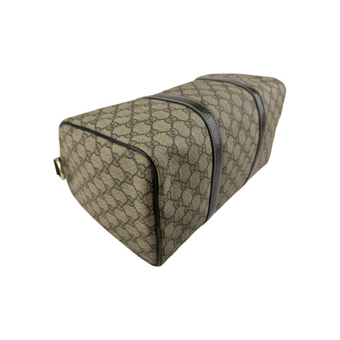 Gucci Beige/Ebony GG Crystal Medium Joy Boston Bag