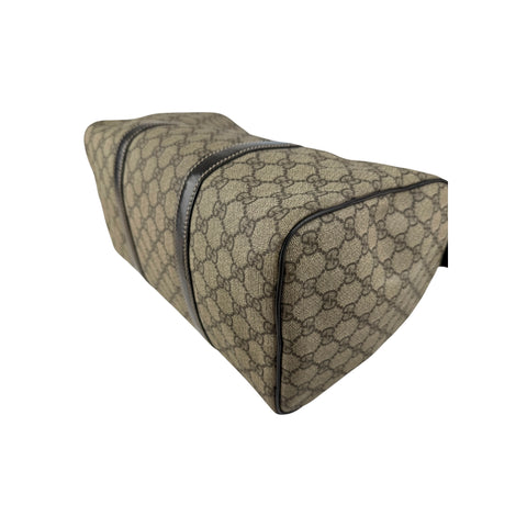 Gucci Beige/Ebony GG Crystal Medium Joy Boston Bag