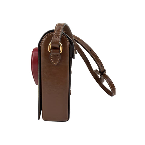 Gucci Beige/Ebony Supreme Canvas Valentine's Day crossbody Bag