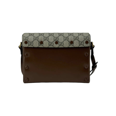 Gucci Beige/Ebony Supreme Canvas Valentine's Day crossbody Bag