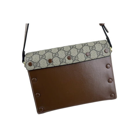 Gucci Beige/Ebony Supreme Canvas Valentine's Day crossbody Bag