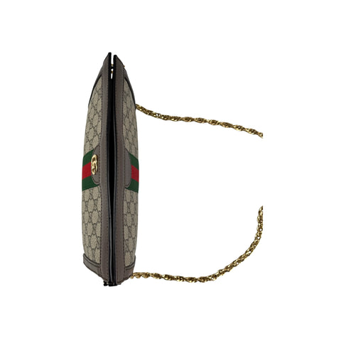 Gucci Beige/Ebony Supreme GG Coated Canvas Vintage Web Ophidia Shoulder Bag
