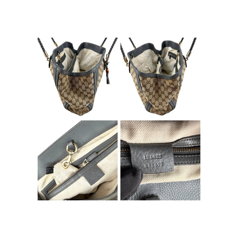 Gucci Beige GG Canvas Bella Tote Bag