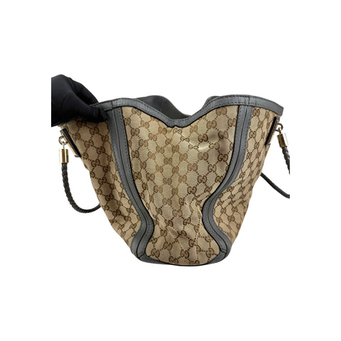 Gucci Beige GG Canvas Bella Tote Bag